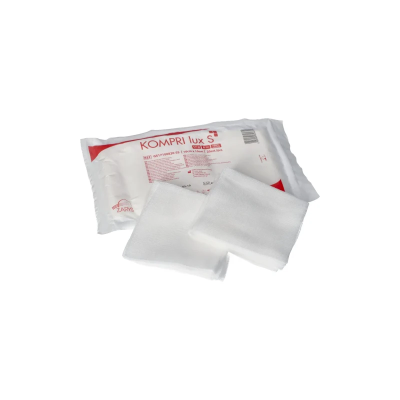 Kompresy gázové sterilné 10x10 cm_20 ks